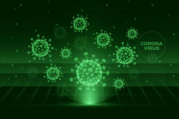 Realistic coronavirus background Free Vector Realistic coronavirus background Free Vector