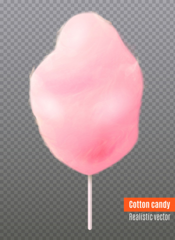 Realistic cotton candy transparent background Free Vector Realistic cotton candy transparent background Free Vector