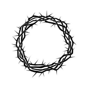 Realistic crown of thorns Free Vector Realistic crown of thorns Free Vector