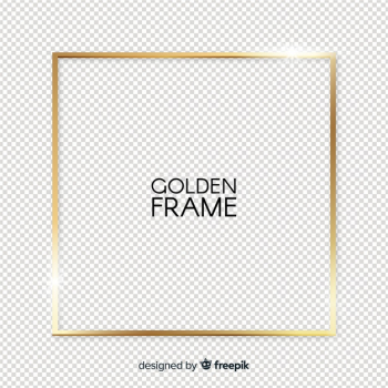 Realistic golden frame Realistic golden frame