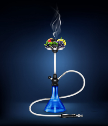 Realistic hookah fruit composition Free Vector Realistic hookah fruit composition Free Vector
