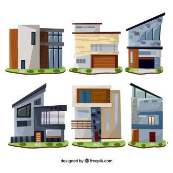 Realistic houses collection Realistic houses collection
