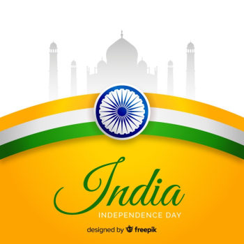 Realistic india independence day background Free Vector Realistic india independence day background Free Vector