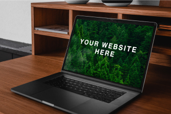 Realistic MacBook Pro Mockup your website here Realistic MacBook Pro Mockup your website here