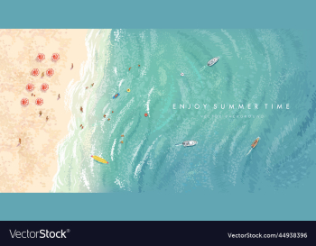 realistic of sandy summer beach realistic of sandy summer beach