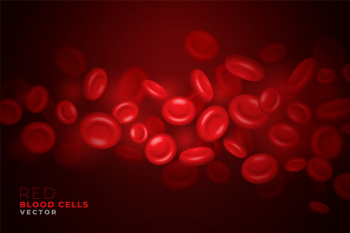Realistic red blood cells flowing through artery background Free Vector Realistic red blood cells flowing through artery background Free Vector