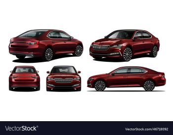 realistic red car realistic red car