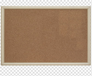 Rectangular brown cork board, Bulletin board Paper Dry-Erase Boards Cork cardboard, all solid wood frame transparent background PNG clipart