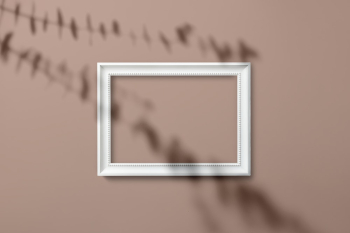 Rectangular White Wooden Frame Rectangular White Wooden Frame