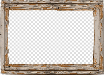 Rectangular white wooden window frame, frame Film frame , Pretty Brown Frame transparent background PNG clipart