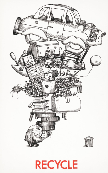 Recycle (1970) vintage poster. Original | Free Photo Illustration - rawpixel Recycle (1970) vintage poster. Original | Free Photo Illustration - rawpixel