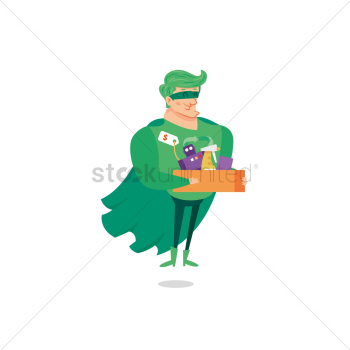 Recycle superhero