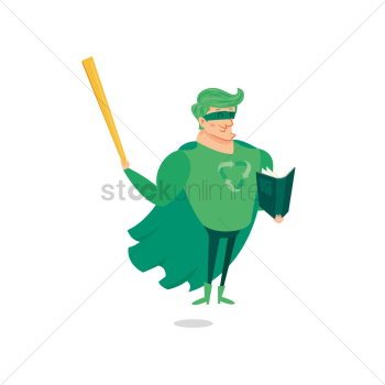Recycle superhero