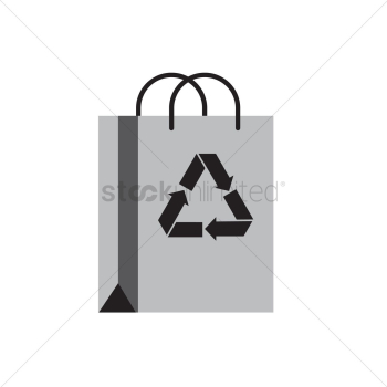 Recycling bag icon Recycling bag icon