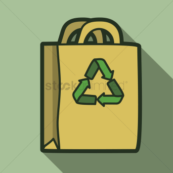 Recycling bag icon Recycling bag icon