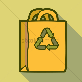 Recycling bag icon Recycling bag icon