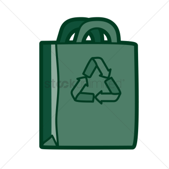 Recycling bag icon Recycling bag icon