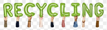 Recycling balloon png word sticker, | Free PNG - rawpixel