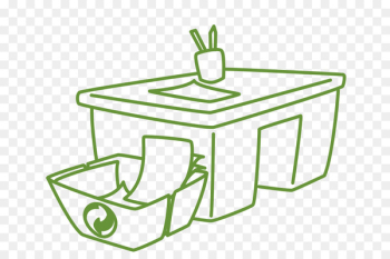 Recycling bin Recycling symbol Rubbish Bins & Waste Paper Baskets - desk symbol 