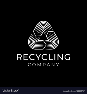 recycling symbol icon logo template recycling symbol icon logo template