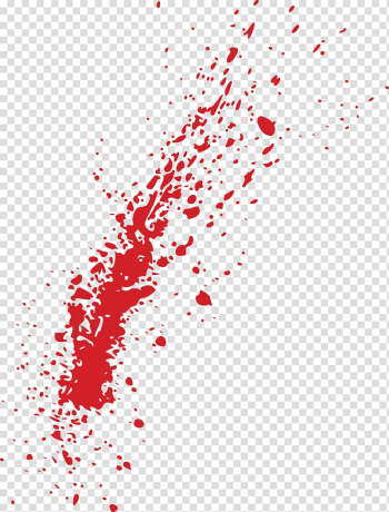 Red abstract painting, Spatter blood up transparent background PNG clipart