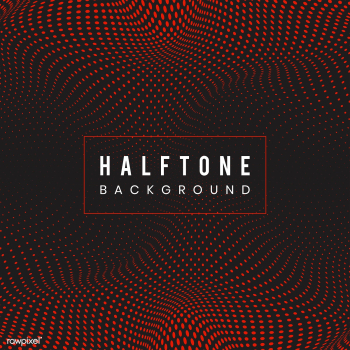 Red and black wavy halftone background vector | Free stock vector - 542582 Red and black wavy halftone background vector | Free stock vector - 542582