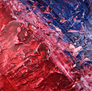 Red and Blue Abstract Illustration Red and Blue Abstract Illustration