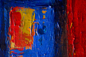 Red And Blue Abstract Painting Red And Blue Abstract Painting