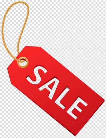 Red and brown sale product tag icon, Sales , Sale Sticker transparent background PNG clipart