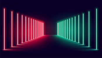 Red and green neon light stage Free Vector Red and green neon light stage Free Vector