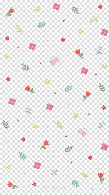 Red and yellow flower illustration, Hand-painted flowers background transparent background PNG clipart