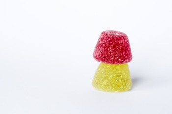 Red and Yellow Gummy Candies Red and Yellow Gummy Candies
