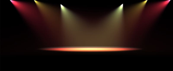 Red and yellow spotlight turned on, Light Close-up Computer , Light effect transparent background PNG clipart