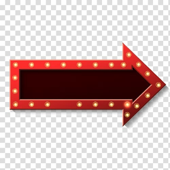 Red arrow with lights, Light Arrow Euclidean , Arrow string lights transparent background PNG clipart