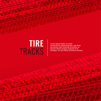 Red background with tire tracks print marks Free Vector Red background with tire tracks print marks Free Vector