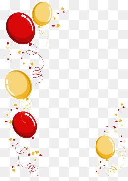 Red Balloon Border PNG Images | Vector and PSD Files | Free ...