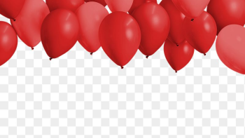 Red balloon png border, transparent | Free PNG - rawpixel