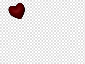 Red balloon , red heart balloon transparent background PNG clipart