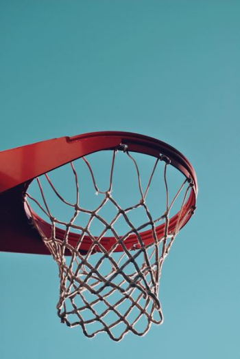 red basketball hoop red basketball hoop