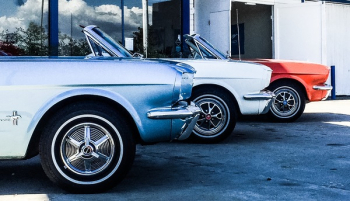 Red, Blue, and White Cars Red, Blue, and White Cars