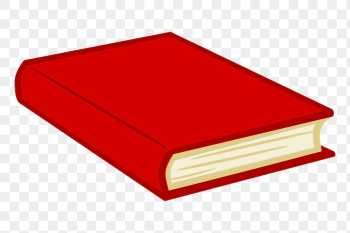 Red book png sticker, stationery | Free PNG - rawpixel