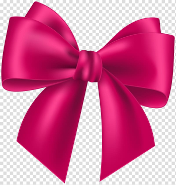 Red bow illustration, Pink , Pink Bow transparent background PNG clipart