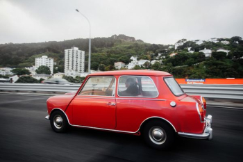 red car in the road red car in the road