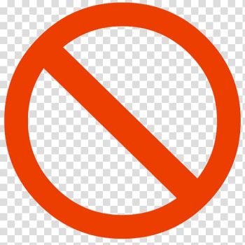 Red circle with line sign, No symbol Circle , red circle transparent background PNG clipart