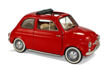 Red Classic Fiat 500