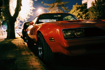 Red Classic Muscle Car Red Classic Muscle Car