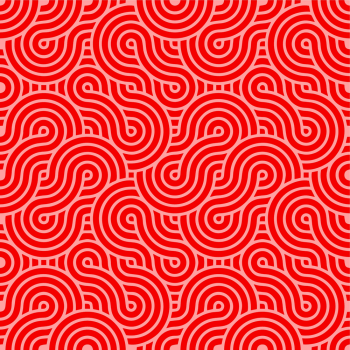 Red Colored Geometric seamless pattern vector