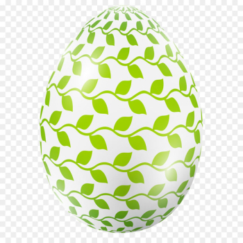 Red Easter egg Easter Bunny Clip art - Easter Egg with Leaves PNG Clip Art Image 