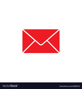 red email abstract solid icon red email abstract solid icon