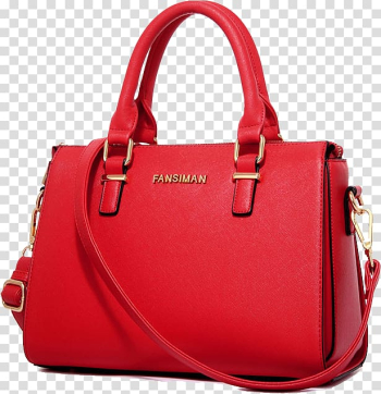 Red Fansiman 2-way handbag, Handbag Bride Leather Shoulder, Women's Bag transparent background PNG clipart